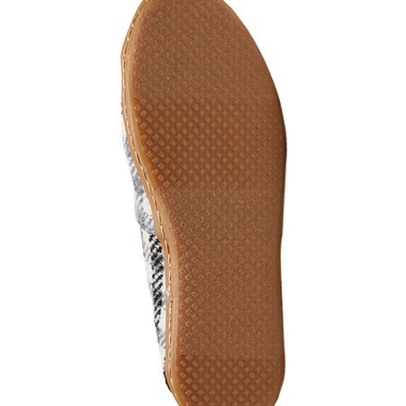 TOMS red plaid, Sherpa Lined Alpargata flats - Picture 2 of 2